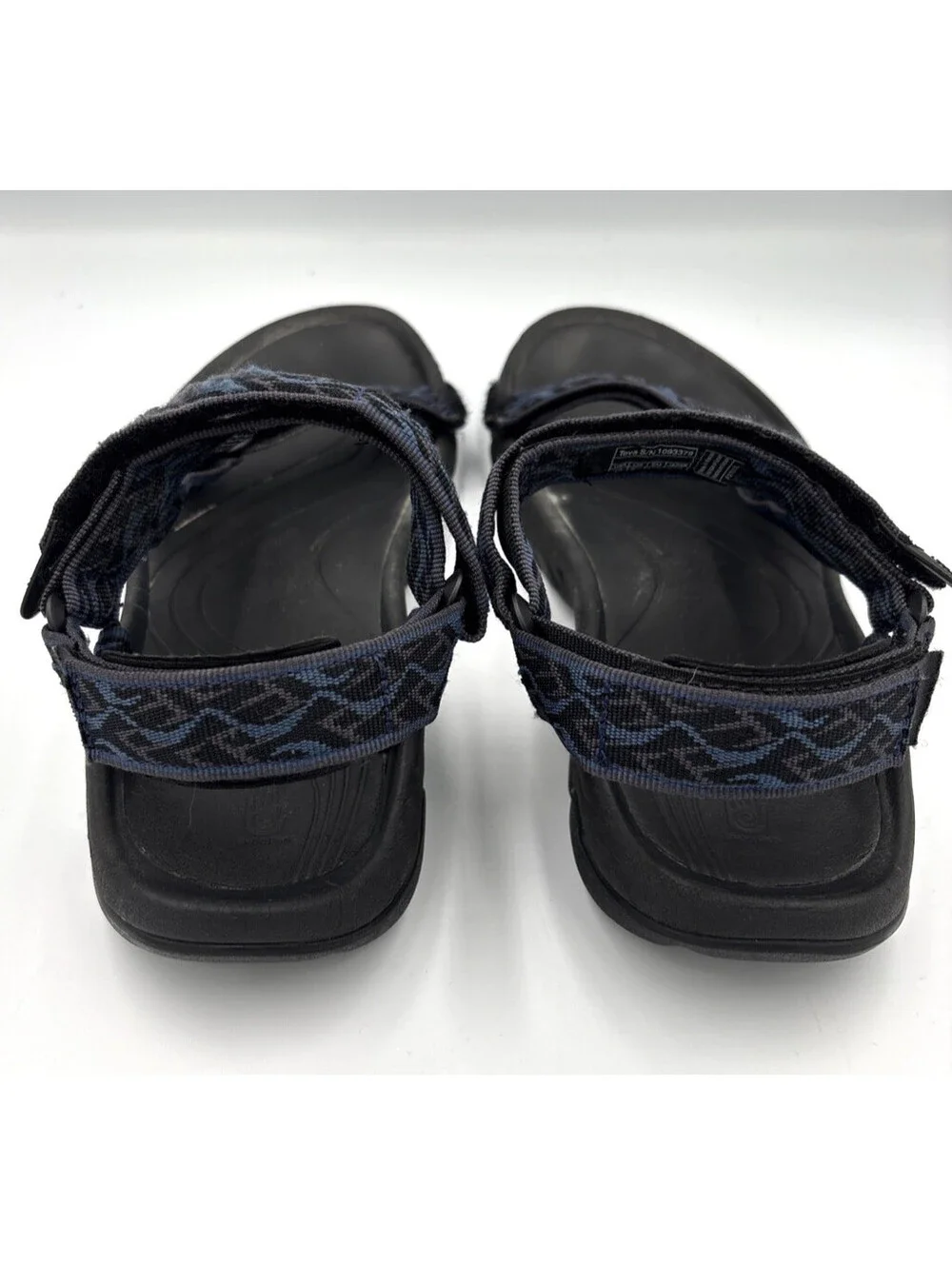 Teva Hurricane 4 Men's 10 Wavy Trail Navy Black Outdoor Hiking Sandals